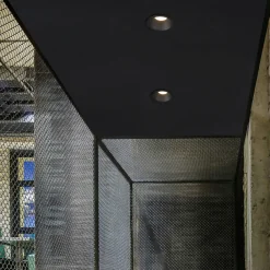 Faretti Da Incasso-Selezionato da Mazzolaluce Faretto nero tondo da incasso led 9w 3000k per cartongesso