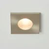 Faretti Da Incasso-Selezionato da Mazzolaluce Faretto nickel per bagno doccia quadrato da incasso a soffitto fp