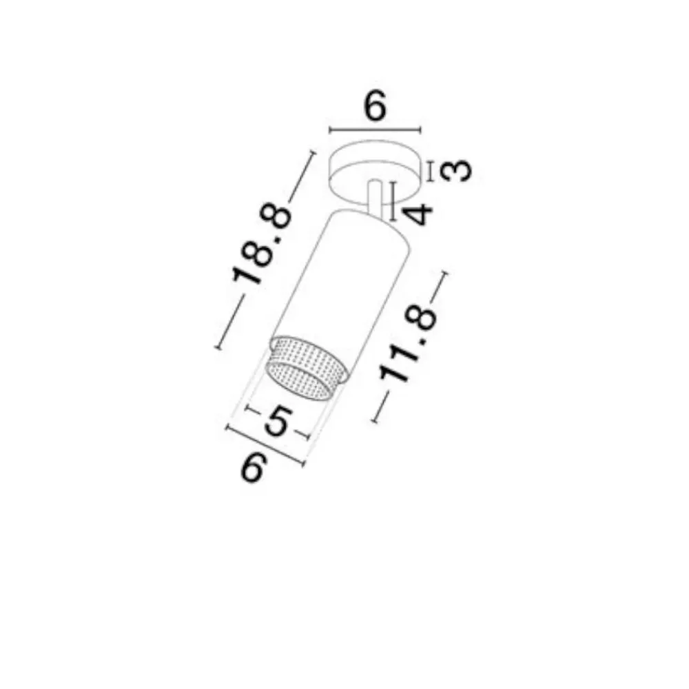 Faretti Da Soffitto-Selezionato da Mazzolaluce Faretto orientabile da soffitto orientabile nero oro gu10