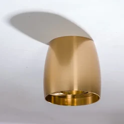 Faretti Da Soffitto-Selezionato da Mazzolaluce Faretto oro rame lampada da soffitto orientabile design moderno