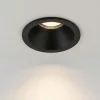 Faretti Da Incasso-Selezionato da Mazzolaluce Faretto per bagno da incasso a soffitto rotondo nero