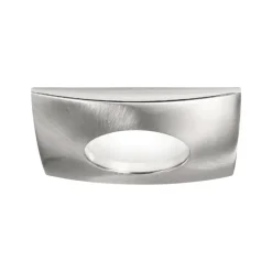 Faretti Da Incasso-Gea Luce Faretto per bagno da incasso grigio quadrato aurora