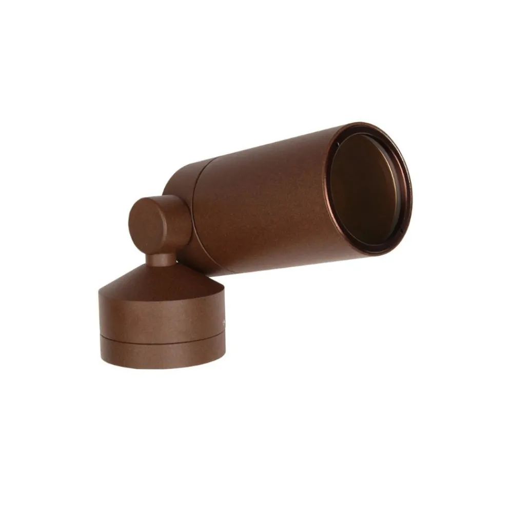 Faretti Da Esterno-Linea Light Faretto per esterno orientabile marrone ip65 visione