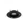 Faretti Da Incasso-Selezionato da Mazzolaluce Faretto per incasso bagno doccia ip54 rotondo nero per cartongesso
