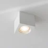Faretti Da Soffitto-Selezionato da Mazzolaluce Faretto quadrato cubo di gesso cristaly bianco