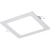 Faretti Da Incasso-Selezionato da Mazzolaluce Faretto quadrato da incasso led 18w 4000k per controsoffitto