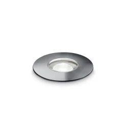 Faretti Da Esterno-Ideal Lux Faretto rocket pt 15 per esterno 2w 4000k da incasso a pavimento grigio acciaio