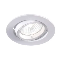 Faretti Da Incasso-Selezionato da Mazzolaluce Faretto rotondo bianco da incasso cartongesso gu10 orientabile
