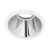 Faretti Da Incasso-Gea Luce Faretto rotondo design moderno da incasso bianco cromo