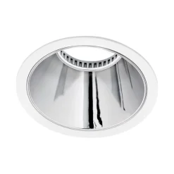 Faretti Da Incasso-Gea Luce Faretto rotondo design moderno da incasso bianco cromo