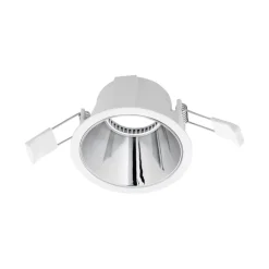 Faretti Da Incasso-Gea Luce Faretto rotondo design moderno da incasso bianco cromo