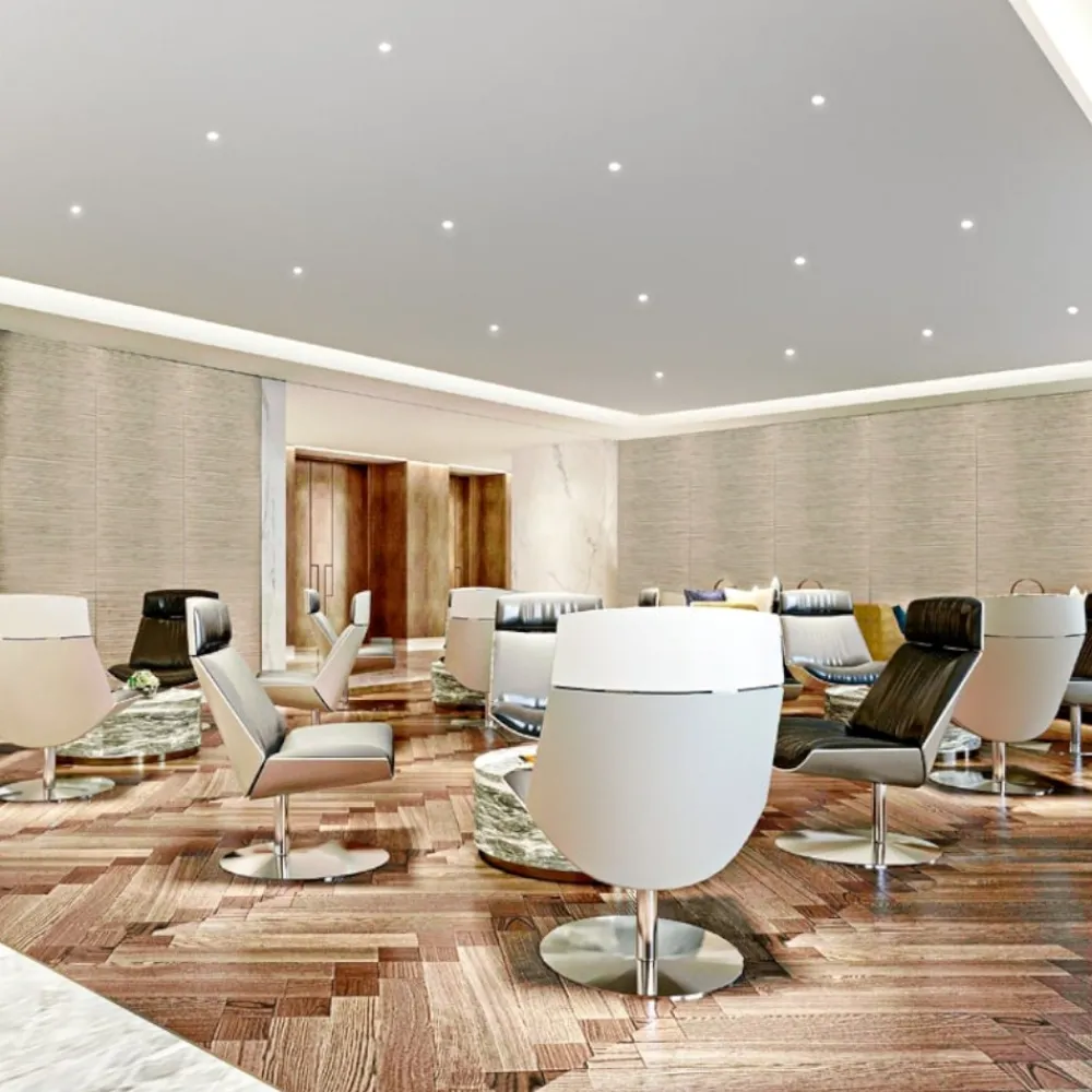 Faretti Da Incasso-IsyLuce Faretto rotondo gesso da incasso controsoffitto