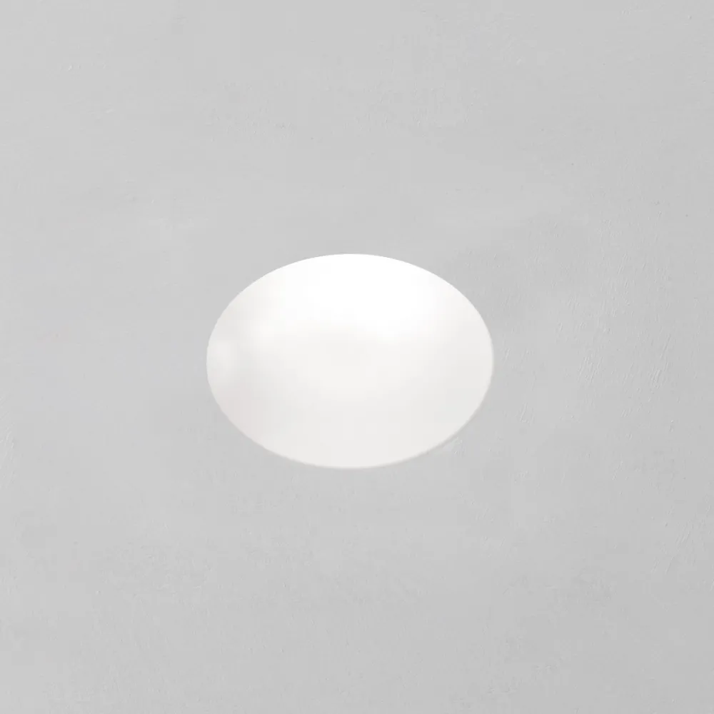 Faretti Da Incasso-Selezionato da Mazzolaluce Faretto rotondo in gesso con vetro da incasso a soffitto gu10 220v