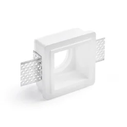 Faretti Da Incasso-Sforzin Illuminazione Faretto sforzin siris quadrato di gesso da incasso a soffitto