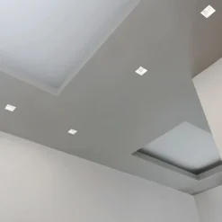 Faretti Da Incasso-Sforzin Illuminazione Faretto sforzin siris quadrato di gesso da incasso a soffitto