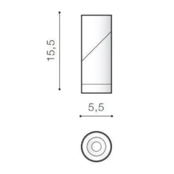 Faretti Da Soffitto-Selezionato da Mazzolaluce Faretto spot orientabile nero da soffitto per cucina