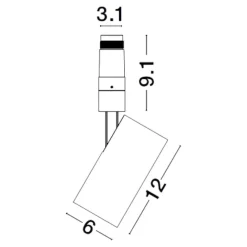 Faretti Da Incasso-Selezionato da Mazzolaluce Faretto spoty bianco led 15w 3000k da incasso orientabile cri90
