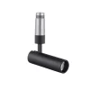Faretti Da Incasso-Selezionato da Mazzolaluce Faretto spoty nero led 8w 3000k dali cri90 da incasso orientabile