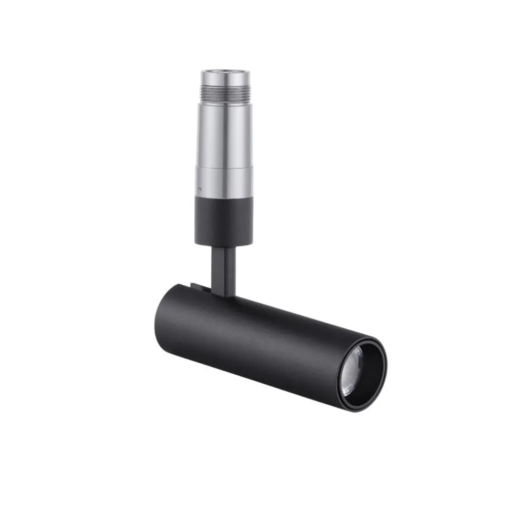 Faretti Da Incasso-Selezionato da Mazzolaluce Faretto spoty nero led 8w 3000k dali cri90 da incasso orientabile