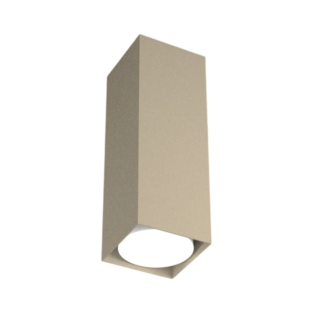 Faretti Da Soffitto-Top Light Faretto squadrato da soffitto sabbia plate