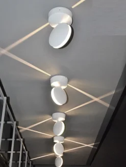 Faretti Da Esterno-Selezionato da Mazzolaluce Faretto tagli di luce samsung da parete soffitto 7w 3000k 220-240v ip54 bianco