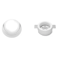 Faretti Da Incasso-Sforzin Illuminazione Faretto tondo in gesso da incasso per cartongesso sforzin filiatra