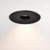 Faretti Da Incasso-Selezionato da Mazzolaluce Faretto tondo nero led da incasso 8w 3000k per cartongesso