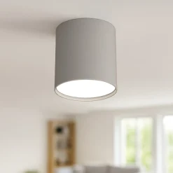 Faretti Da Soffitto-Top Light Faretto toplight da soffitto cilindro grigio