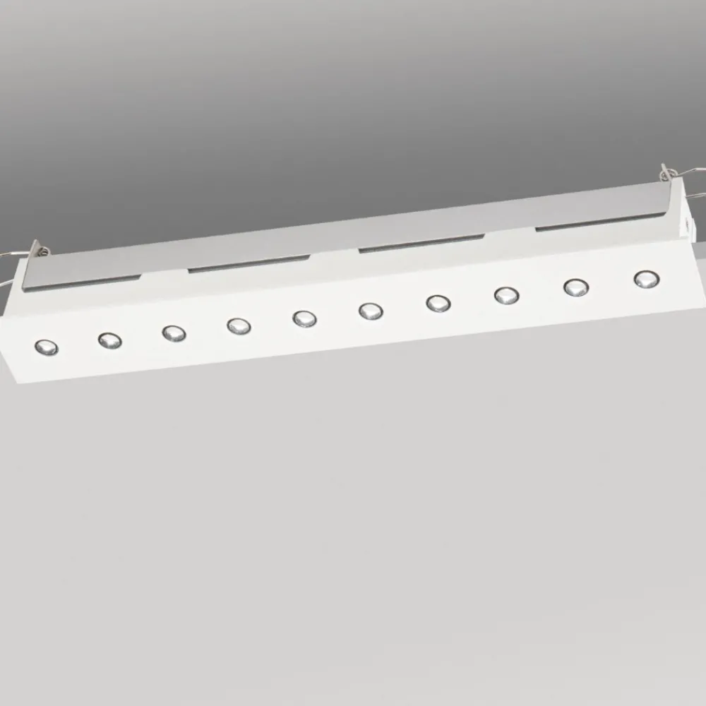 Faretti Da Incasso-IsyLuce Fari da incasso a led a cestello bianco 18w 4000k