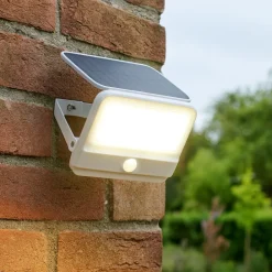 Applique Da Esterno-Selezionato da Mazzolaluce Faro applique da esterno luce solare led 4w 4000k con sensore di movimento crepuscolare