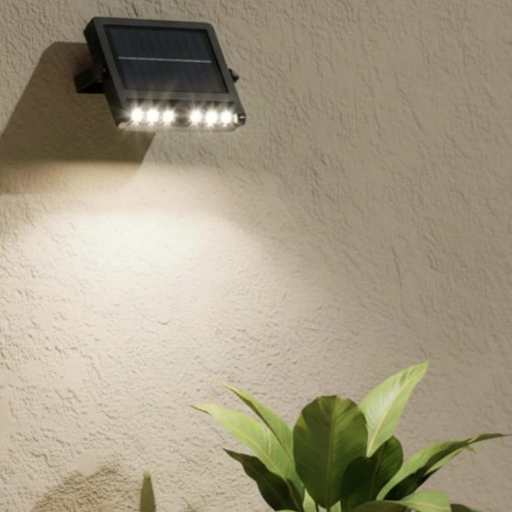 Faretti Da Esterno-Selezionato da Mazzolaluce Faro da esterno solare 2w 3000k 4000k 6000k con sensore crepuscolare fp
