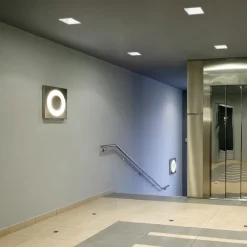 Faretti Da Incasso-Selezionato da Mazzolaluce Faro di gesso cristaly quadrato da incasso led 6,5w 3000k
