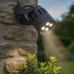 Faretti Da Esterno-Selezionato da Mazzolaluce Faro proiettore led per esterno grigio 25w 4000k ottica 40 ip65