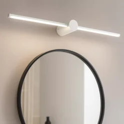 Applique Da Bagno-Ideal Lux Filo ap d075 applique da bagno 12,5w 3000k minimalista bianca
