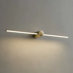 Applique Da Parete-Ideal Lux Filo ap d075 applique led 12,5w 3000k oro ottone