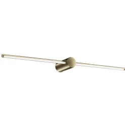 Applique Da Parete-Ideal Lux Filo ap d075 applique led 12,5w 3000k oro ottone