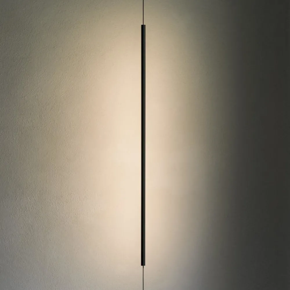 Lampade Da Terra-Ideal Lux Filo pt 2700k lampada da terra nera moderna led