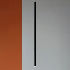 Lampade A Sospensione-Ideal Lux Filo sp1 lampada a sospensione cilindro nero led 2700k