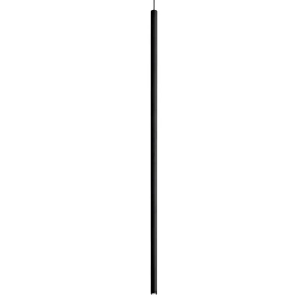 Lampade A Sospensione-Ideal Lux Filo sp1 lampada a sospensione cilindro nero led 2700k