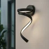 Applique Da Parete-Vivida International Flame vivida applique led 3000k 4000k nero moderna