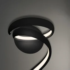 Applique Da Parete-Vivida International Flame vivida applique led 3000k 4000k nero moderna