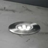 Faretti Da Esterno-Ideal Lux Floor pt d14 faretto 12w 3000k rotondo calpestabile incasso a terra per esterno ip67