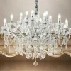 Lampadari Moderni-Ideal Lux Florian sp18 lampadario di cristallo 18 luci per salone