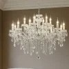 Lampadari Moderni-Ideal Lux Florian sp12 lampadario di cristallo trasparente