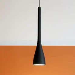 Lampade A Sospensione-Ideal Lux Flut sp1 big ampada a sospensione per penisola vetro nero design
