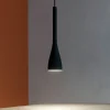 Lampade A Sospensione-Ideal Lux Flut sp1 small idea lux lampada a sospensione per isola cucina vetro nero