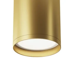 Faretti Da Soffitto-Maytoni Focus faretto da soffitto cilindro oro satinato