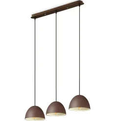 Lampadari Cucina-Ideal Lux Folk sp3 lampadario a tre luci per cucina coffee