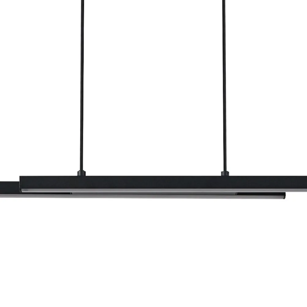 Lampadari Cucina-Eglo Fraioli z lampadario per cucina colore nero led rgb 2700k a 6500k