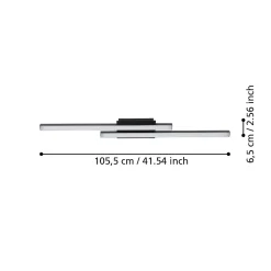 Plafoniere Moderne-Eglo Fraioli z plafoniera design moderno led rgb da 2700k a 6500k